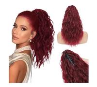 Water Wavy Claw Clip Ponytail Extensions Short Curly Wavy Claw Clip in Ponytail(118)