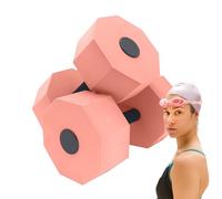 Water Weights - 2 Piece EVA Foam Barbells, Non-Slip Grip, Fitness Tool | Professional Aquatic Exercise Equipment For Adult Gym Session Workout Yoga Swimming Class