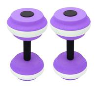 Water Weights for Pool Exercise 2Pcs Water Aerobics Equipment EVA Foam Water Dumbbells Pool Resistance Water Weights Fitness Equipment for Pool Exercise Purple Water Aerobics Equipment Water Weights
