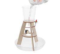 Water Wheel Generator Kit - 17x21CM Hydro Power Model, Renewable Energy STEM Activity, Wooden Science Learning Set With Reusable Parts | Children Students Boys Girls Home School Classroom Parents