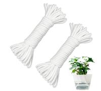 Water Wicks for Plants - 2PCS Reusable Self Watering Rope, Capillary Wick Cord System for Flower Pot, Planter, Indoor Balcony, Terrace, Garden, Yard, Home, Office, Orchid, Tomato, Potted Plant Care
