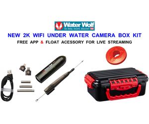 WATER WOLF 2K WIFI UNDER WATER CAMERA KIT FOR LIVE STREAMING SAVAGE GEAR LURES