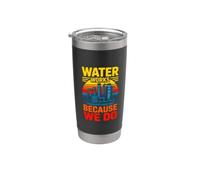 Water Works Because We Do Water Plant Operator Stainless Steel Insulated Tumbler