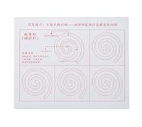 Water Writing Practice Cloth for Chinese with Plain Water No Ink Needed Basic Strokes Yong Character Eight Principles Reusable Oxford Suitable for, 33x43cm Coil Pen Ctrl