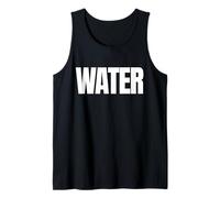 Water Written in Massive Letters Tank Top