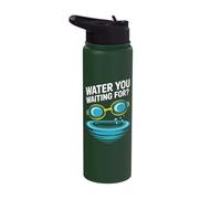Water You Waiting for Swimming Goggles Pool Ripple Stainless Steel Insulated Water Bottle