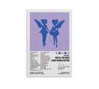 WATERA Drake Poster For All The Dogs Scary Hours Edition Album Cover Posters Music Posters for Room Aesthetic Canvas Wall Art Bedroom Decor 16x24inch(40x60cm)