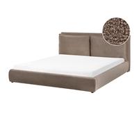 Waterbed Boucle BAJONNA 180 x 200 cm (EU Super King) Brown