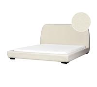 Waterbed Boucle ROISEL 160 x 200 cm (EU King Size) Light Beige