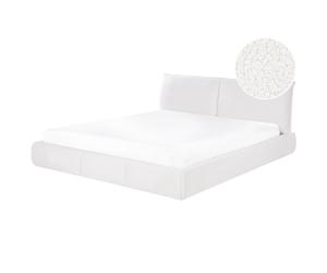 Waterbed Boucle VINAY 180 x 200 cm (EU Super King) White