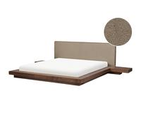 Waterbed Boucle ZEN 180 x 200 cm (EU Super King) Brown Ash Wood