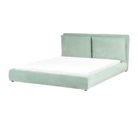 Waterbed Velvet BAJONNA 180 x 200 cm (EU Super King) Mint Green