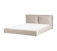 Waterbed Velvet BAJONNA 180 x 200 cm (EU Super King) Taupe