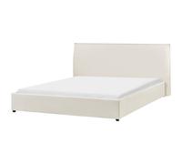Waterbed Velvet LAVAUR 180 x 200 cm (EU Super King) Off-White