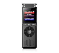 WATERBELINE Digital Voice Recorder Premium Noise Reductions Voice Activated MP3 Player For Lectures Meetings Interviews