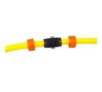 WATERBELINE Hose Connector,2Pcs End Quick Connectors Hose Connectors Garden Hose Connector for Hose Pipe Fitting 1/2" Plastic Tap Connector Repair