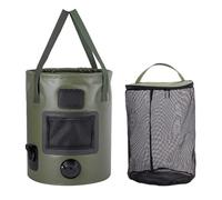 WATERBELINE Large Capacity 25L Handheld Bucket Folding Water Container For Outdoor Camping Hiking Fishing Trips Easy to Use