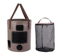 WATERBELINE Large Capacity 25L Handheld Bucket Folding Water Container For Outdoor Camping Hiking Fishing Trips Easy to Use