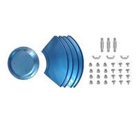 WATERBELINE Patio Heater Reflector Shield Aluminum Heat Reflector Shield Top for Propane Outdoor Dome Replacement Part
