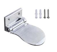 WATERBELINE Shower Foot Rest Modern Folding Foot Rest for Shower Heavy Duty Metal Shower Foot Rest for Shaving Legs Aid Shower Step