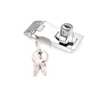 WATERBELINE Small Hasp & Handle Metal Hasp Door Buckle Security Door Clasp Knob Shed Locks for Cabinets Cupboard Drawer Gate