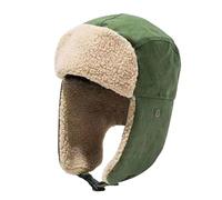 WATERBELINE Women Hat,Thicken Ushanka Bomber Hat Ushanka Party Holiday for Autumn Winter Solid Color Bomber Hat Earflaps