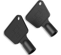 Waterberry Pack of 2 Gas Meter Box Key Triangular Black Plastic Key Water Electric Utility Key...