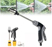 Waterblitz Pressure Washer Gun, Waterblitz High Pressure Water Gun, Water Blitz Hose Nozzle, with 360°Rotating & Three Spray Modes, Equipped with Metal Joints, for All Hoses (1PC)