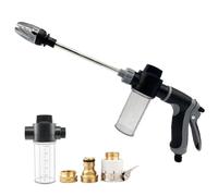 Waterblitz Pressure Washer, WaterBlitz High-Pressure Gun, Water Blitz High-Pressure Nozzle, Three Spray Modes, Turn Any Hose Into a High-Pressure Water (1pcs+Foam Pot)