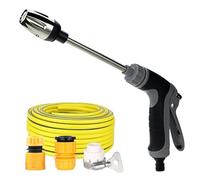 Waterblitz Pressure Washer, WaterBlitz High-Pressure Gun, Water Blitz High-Pressure Nozzle, Three Spray Modes, Turn Any Hose Into a High-Pressure Water (1 Set+5m Water Pipe)