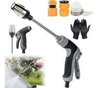 Waterblitz Pressure Washer, Waterblitz High Pressure Nozzle, Water Blitz Hose Nozzle, with 360° Rotating for Three Spray Modes, No Special Adapter Required, for Car/Floor/Patio Cleaning