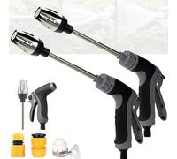 Waterblitz Pressure Washer, Waterblitz High Pressure Nozzle, Water Blitz Hose Nozzle, with 360° Rotating for Three Spray Modes, No Special Adapter Required, for Car/Floor/Patio Cleaning (2PCS)