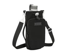 Waterbottle Holder with Strap | Water Bottle Bag for Walking with Shoulder Strap - Multi-Function Cup Sleeve Phone Pocket for Men Women Camping Climbing