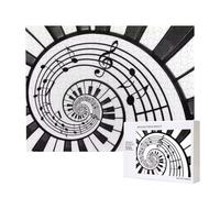 Watercolor Abstract Piano Keys,500 Pieces Wooden Jigsaw Family Game Jigsaw Puzzles for Adults Teens Home Decor
