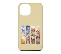 Watercolor American Freedom Patriotic Scenes Case for iPhone 12 Pro Max