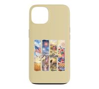 Watercolor American Freedom Patriotic Scenes Case for iPhone 13