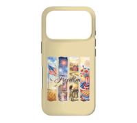 Watercolor American Freedom Patriotic Scenes Case for iPhone 17 Pro