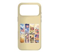 Watercolor American Freedom Patriotic Scenes Case for iPhone 17 Pro Max