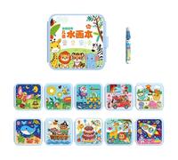 Watercolor Art Set, Portable Reusable Supplies, Beginner Paint Kit | Compact Travel-friendly Collection Encouraging Creativity Skill Development, Kids Boys Girls Artists Classrooms Homes Birthday