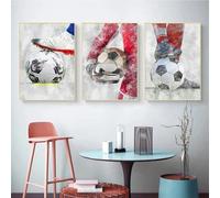 Watercolor Basketball Football Canvas Painting Sports Posters And Prints Wall Art Pictures For Living Room Home Boys Room Decor 30X40Cmx3Pcs Unframed