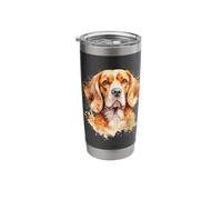 Watercolor Beagle Stainless Steel Insulated Tumbler