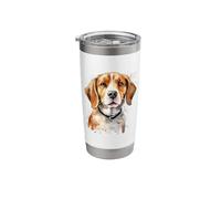 Watercolor Beagle Stainless Steel Insulated Tumbler
