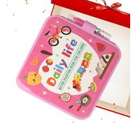 Watercolor Book, Painting Tools for Kids, Reusable Cute with Cartoon, Portable Design Feature, Easy Use Function, Art Practice Tool, Home Accessory for Travel Car Studio Outside 8.66x8.66 inches