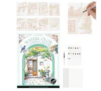 Watercolor Book - Watercolor Sketchbook For Adults - Triple Creative Art Kit, Portable Suitable For Beginners | Stress, Relaxation & Meditation, Partner D