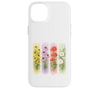 Watercolor Botanical Garden Flowers Design Case for iPhone 14 Plus