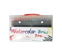 Watercolor Brush Pens - Art Marker Set | 15.2cm Nylon Tip Pens with Flexible Brush Function, ABS Material with Lightweight Design, Craft Supplies, Classroom Coloring, Painting Tools for Kids Adults