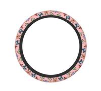 Watercolor Butterflies Pattern Steering Wheel Cover