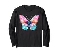 Watercolor Butterfly Art Butterflies Long Sleeve T-Shirt