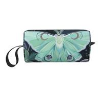 Watercolor Butterfly Art Prints Travel Makeup Bag Makeup Pouch, Portable Simple Zippered Makeup Organizer Case for Women