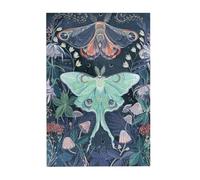 Watercolor Butterfly Art Prints Wooden Jigsaw Puzzle 300-Piece in Plastic Box, 26x38 CM Eco-Friendly Educational Puzzle for Family Fun & Adult Relaxation